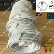 10 Pack USB Cable Fast Charger Charging Cord 3/6FT Lot For Apple iPhone 8 7 6 5c picture