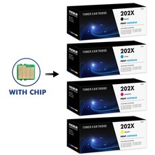 4PK For HP 202X High-yield Toner CF500X For LaserJet Pro M254dw MFP M281cdw picture