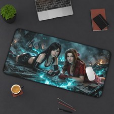 Tifa Aerith Mouse Pad, Final Fantasy Desk Mat, Gaming Pad XL picture