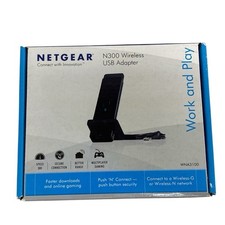 NetGear WNA3100 Wireless N-300 USB Wifi USB Adapter with Cradle (New) picture