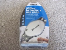 Brand New Targus Retractable Phone, Network & USB Cord ACC8002US picture