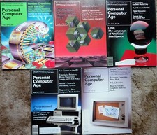 PERSONAL COMPUTER AGE Magazine - Five (5) Vintage Issues from 1983-1984 picture