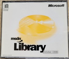 Vintage - Microsoft MSDN Library, 3 CDs for Windows NT and Windows 98 picture