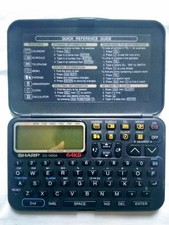 Vintage Sharp ZQ-1400A 64KB Electronic Organizer PDA 1990s Retro Untested picture