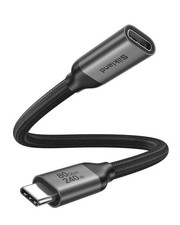 Silkland 80Gbps USB4 USB C Extension Cable 240W for 1.6 Feet, Grey picture