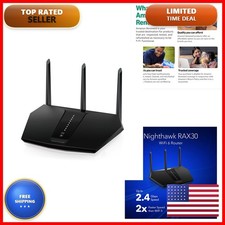 NETGEAR Nighthawk RAX30 5-Stream Dual-Band WiFi 6 Router (Renewed) picture