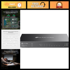 8-Port Gigabit Smart Managed PoE Switch, 4 PoE+ Ports, Omada SDN, IPv6, QoS picture