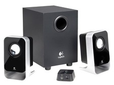 Logitech LS21 2.1 Multimedia Speaker System Subwoofer Desktop Audio Tested Black picture