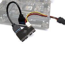 USB3.0 19Pin 1-to-2 Splitter Hub GL3510 SATA 15Pin 5Gbps Internal Adapter Board picture