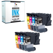 8-Pack Compatible CMYi LC501 Printer Ink Cartridges fits Brother MFC-J1260DW picture