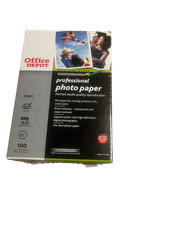 Office Depot Brilliant Gloss Platinum Professional Photo Paper Inkjet 4x6 100 picture