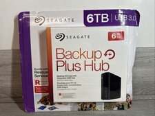 Seagate Backup Plus Hub 6TB Desktop Storage with Integrated USB - NEW SEALED picture