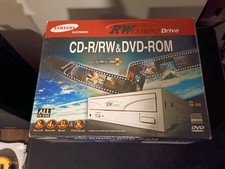 SAMSUNG SN-308 CD-RW DVD ROM OPTICAL DISC DRIVE TESTED ORIGINAL BOX picture