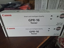 LOT OF 2-GENUINE CANON GPR-16 BLACK TONER - 9634A003[AA] picture