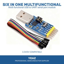 6in1 Multi - Function USB to UART CP2102 Serial Module TTL 485 232 Auto Reset​​ picture