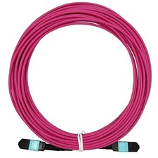 Elfcam 25m/82ft Fiber Optic Cable MPO Female to MPO Female, 12 Fibres Multimode picture