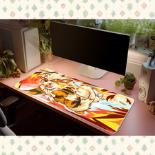 Pokemon Arcanine Fire Attack Desk Mat Mouse Pad Kanto Anime Gaming Large picture