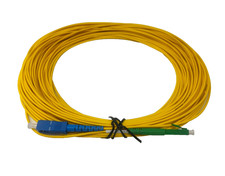 New Fiberdyne Labs 2.0mm LC/APC to SC/UPC 20m Singlemode Fiber Jumper picture