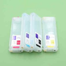 4pc Refillable Ink Cartridge with Permanent Chip for HP 800 500PS printer picture
