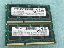 PNY 16GB(2 x 8GB) 64D0JKHNK PC3-12800 DDR3 Laptop SODIMM RAM - R1002A picture