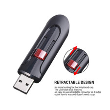 Red Logo High Speed USB Flash Drive Usb Memory Stick USB 2.0 Pendrive 64GB 32GB  picture