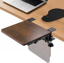 Ergonomics Foldable Desk Extender Tray W/ a Mouse Pad 9