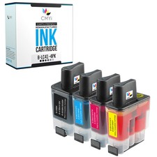 CMYi Black Color Ink Lot fits Brother LC41 Cartridges for DCP Intellifax MFC picture