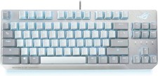 ASUS ROG Strix Scope NX TKL Moonlight White Gaming Brown Switches Keyboard picture
