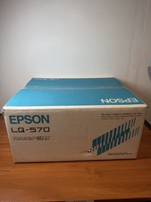 Epson LQ-570 Dot Matrix Printer Tractor Feed ESC/P2 Tested Working w/ Cable picture