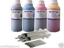 4x250ml ND® Direct Dye inkjet inks for any textile fabric printing picture