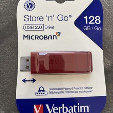 128gb Verbatim Store N Go Usb Flash Thumb Drive Hardware password encryption picture