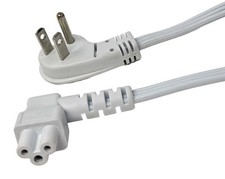 SF Cable 2ft Ultra Low Profile Angle NEMA 5-15P to C5 Right Angle Power Cord ... picture