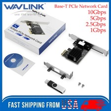 1G/2.5G/5G/10G Base-T PCIe Network Card PCI Express Ethernet Adapter Low Profile picture