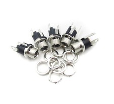 10X5.5x2.1mm DC Power Supply Charger Jack Socket Female Panel Mount Connector picture