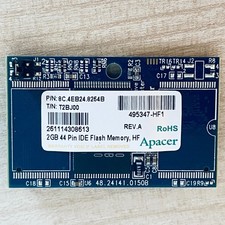 Apacer 2GB 44 Pin IDE Flash Memory SSD Thin Client (8C.4EB24.8254B) picture