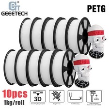 10KG New GEEETECH PETG White Filament 1.75mm 1KG/Roll Consumables For 3D Printer picture