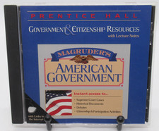 GOVERNMENT & CITIZENSHIP RESOURCES W/ LECTURE NOTES PC CD-ROM, PRENTICE HALL picture