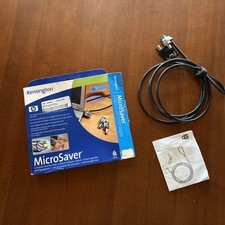 HP Kensington Microsaver “slim Version” Keyed Laptop Lock Two Keys  Open Box New picture