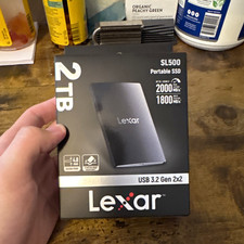 Lexar SL500 2TB Black Portable External SSD USB 3.2 Gen 2x2 2000/1800 picture
