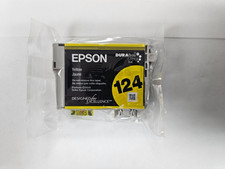 NEW Epson 124 T1244 Yellow Ink Cartridge T124420 Genuine  picture