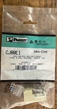 PANDUIT - Min-Com Mod - Cat 3 Jack - 8 wire  - Electric Ivory - CJ88EI picture