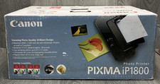 Canon PIXMA iP1800 Photo Printer USB 4800x1200 DPI ChromaLife100 Inkjet Color picture