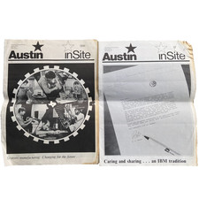 Vintage IBM Austin InSite Magazine 1981 Texas Campus Manufacturing History Photo picture