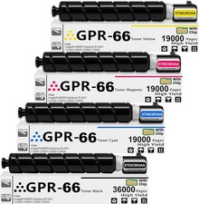 GPR66 Toner Cartridges 4 Pack High Yield Replacement for Canon GPR66 GPR-66 5753 picture