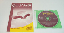 QuickVerse Essentials Version 6 Complete Bible Reference Library Win 95 98 NT picture