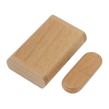 Free Custom Logo USB Flash Drive 128GB Wedding Gift Pen Drive 64GB Wooden picture