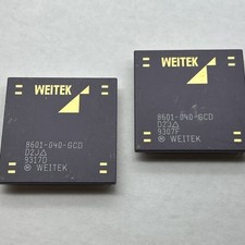 Rare WEITEK FPU PROCESSOR 8601-040-GCD D2J Math-Co Vintage Collectible GOLD 1993 picture