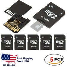 5PCS Micro SD Adapter TransFlash TF To SD SDHC Memory Card Adapter Converter NEW picture