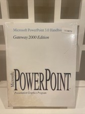 Vntage PC Software Microsoft PowerPoint Gateway 2000 3.5