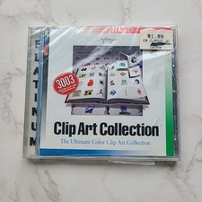 Clip Art Collection Softkey PC Paintbrush NEW 3003 Ultimate Color Clip Art CD picture